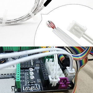 Ender 3 Thermistor 1m/39.4 Inches NTC 3950 100k Thermistor Temp Sensor