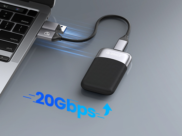 Amazon | ORICO 512 GB 外付けSSD、最大2000MB/秒、ssd 外付け