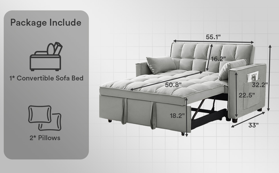 3 in 1 sofa bed