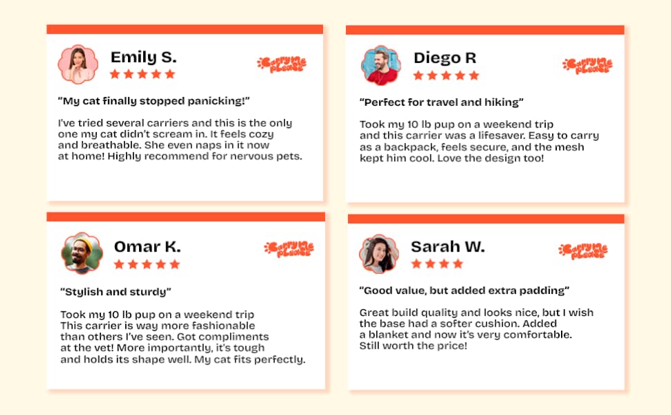 Carry Me Please Backpack Carrier for Small Cats and Dogs