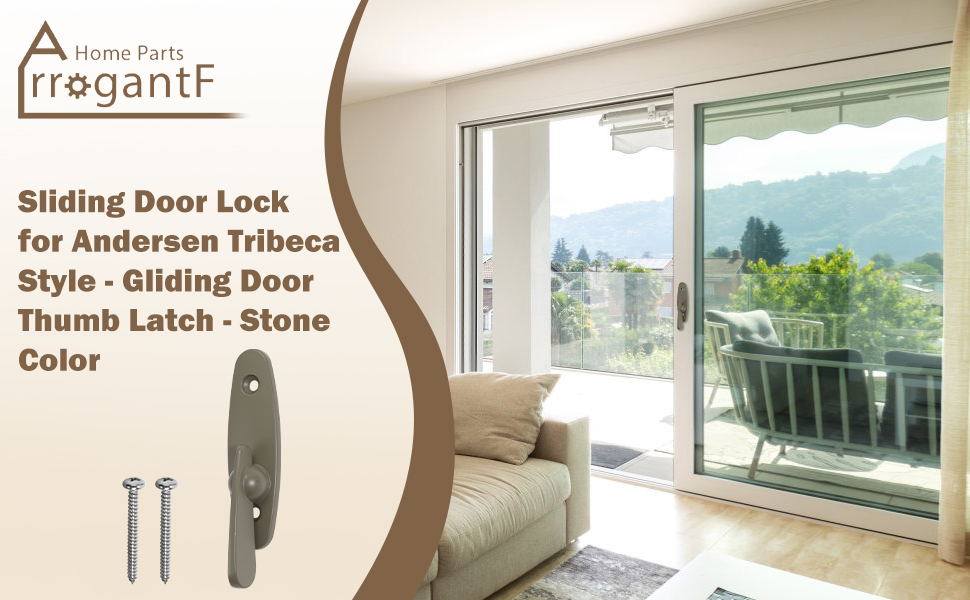 Replacement Andersen Tribeca Style Gliding Door Thumb Latch