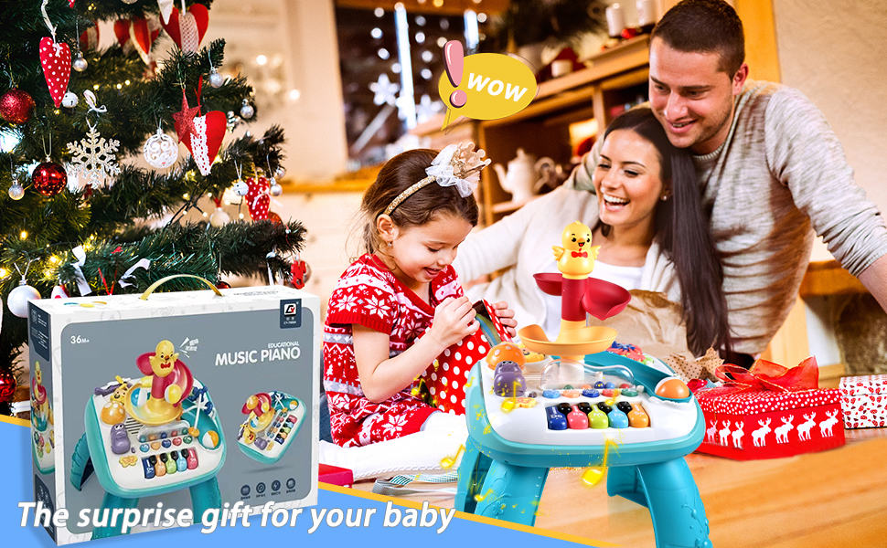 TOYBY Baby Activity Table 6 to 12 Months, Early Development Learning