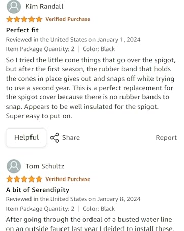 Outdoor Faucet Covers for Winter