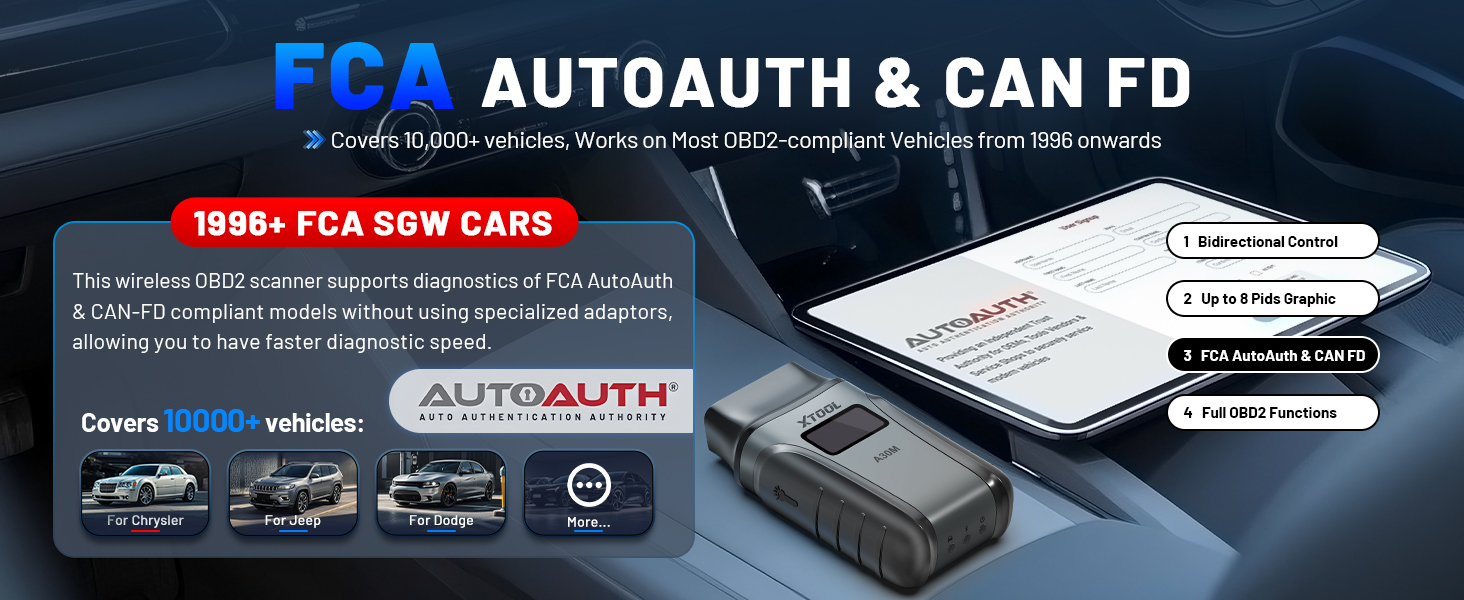 FCA AUTOAUTH & CAN FD