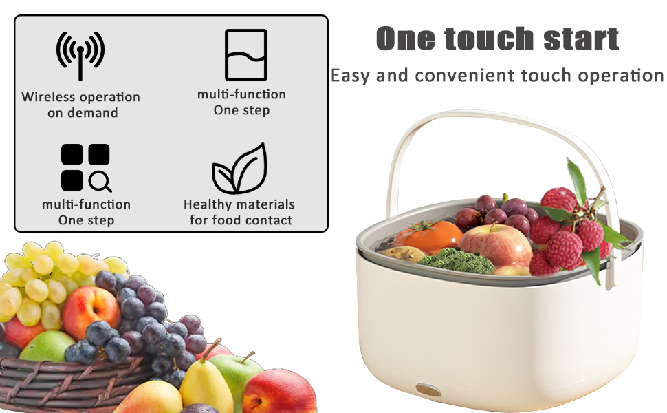 OLIYA fruit and vegetable washing machine, ultrasonic vegetable washing