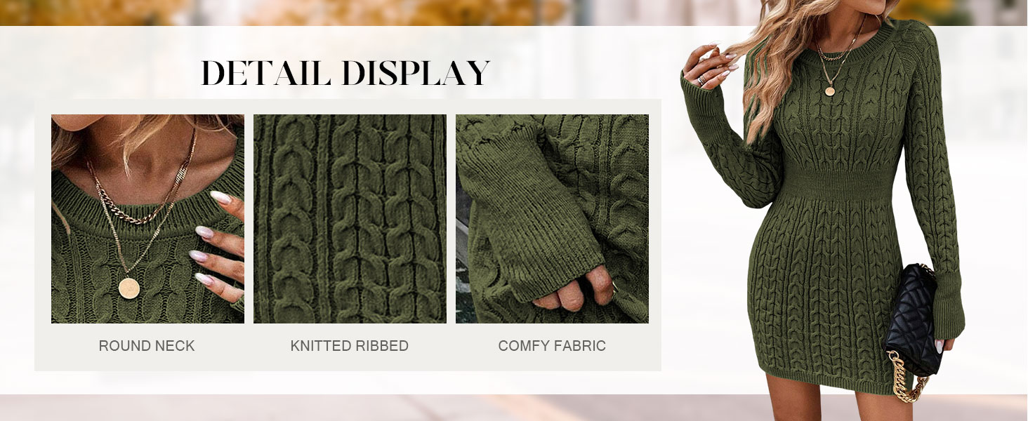 ZAFUL Womens Cable Knit Sweater