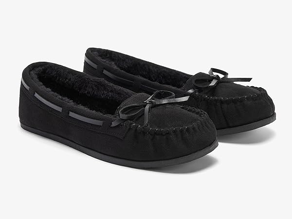 Amazon.com | KOLILI House Slippers for Women Fuzzy Moccasin