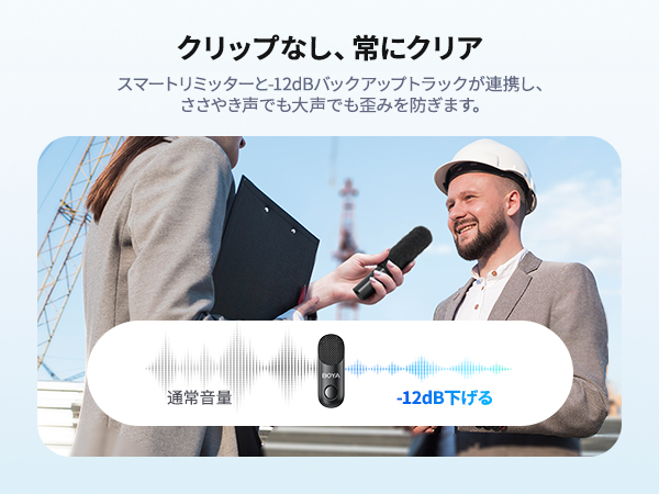 Amazon.co.jp: BOYA Magic マイク ピンマイク ワイヤレスマイク