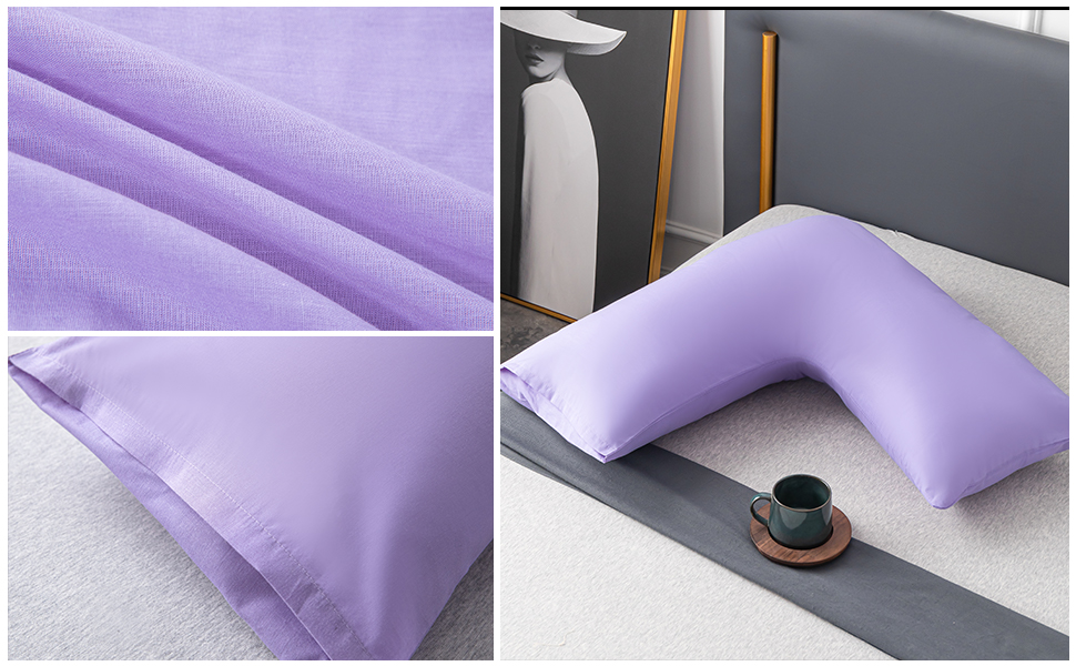 EDS Luxury V Pillow With Pillowcase Orthopaedic V Shaped Pillows