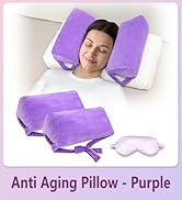 Anti Aging Pillow for Women Anti Wrinkle Face Beauty Pillow Head Stabilizer Back Sleep Training