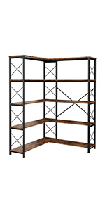 L shaped shelf