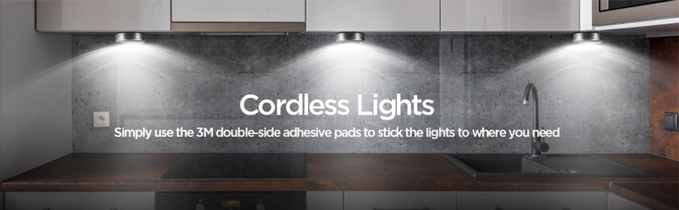 LED Battery-Powered Wireless Touch Lamp