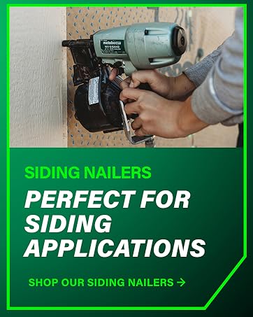 Metabo HPT Siding Nailers, Nail gun, Siding Nailer, Precision Nailer