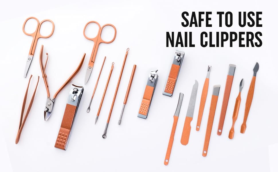 Safe to use nail clipper set