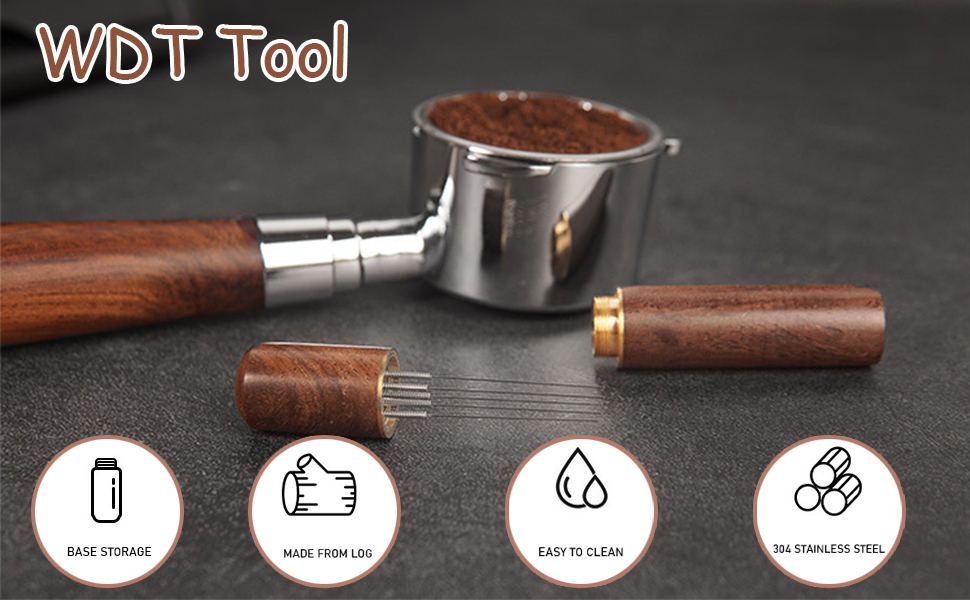 Espresso Coffee Stirrer, Portable Espresso Distribution Tool WDT Tool 5