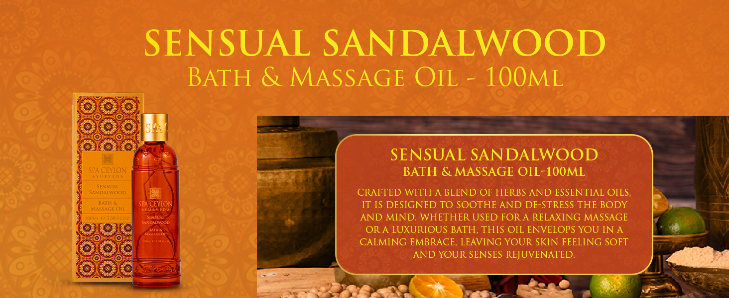 sandalwood bath and massage oil 