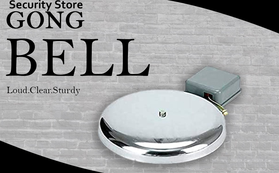 SECURITY STORE Metal School Gong Bell (Grey, 6inch) Amazon.in Home