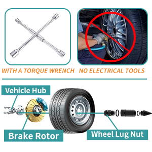 SPIKES LUG NUTS