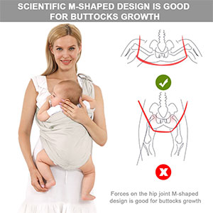 Baby Wrap Carrier Sling Ring