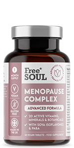 Menopause Complex Support Paba Soya Isoflavones Hot Flushes