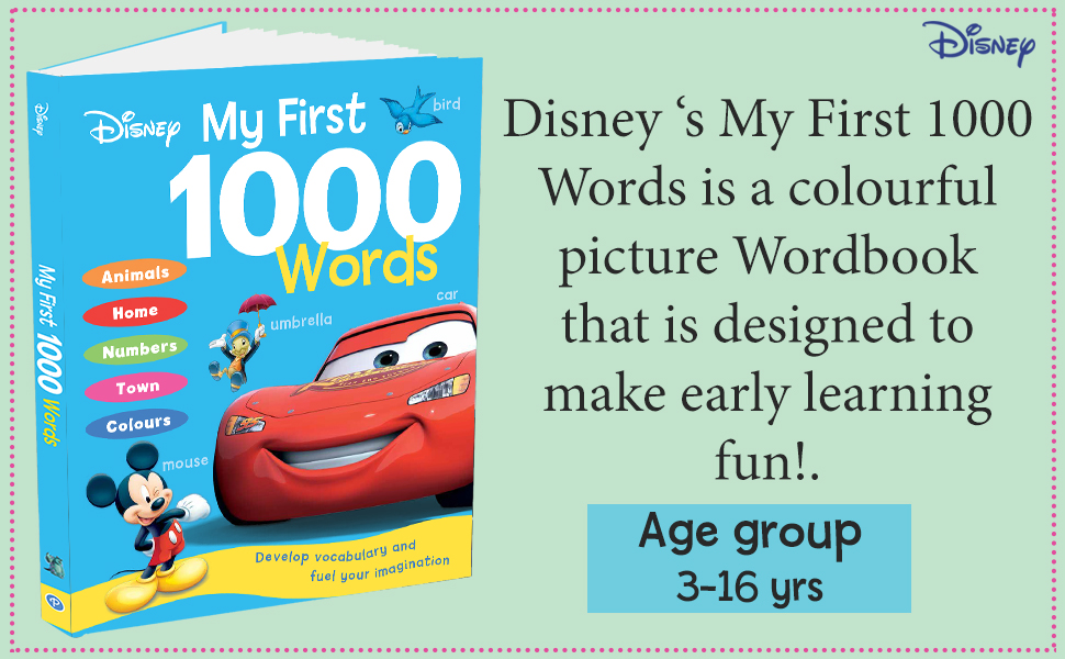 ディズニー　マイファースト1000ワード Disney My First 1000 Words : Parragon Books: Amazon.in: Books
