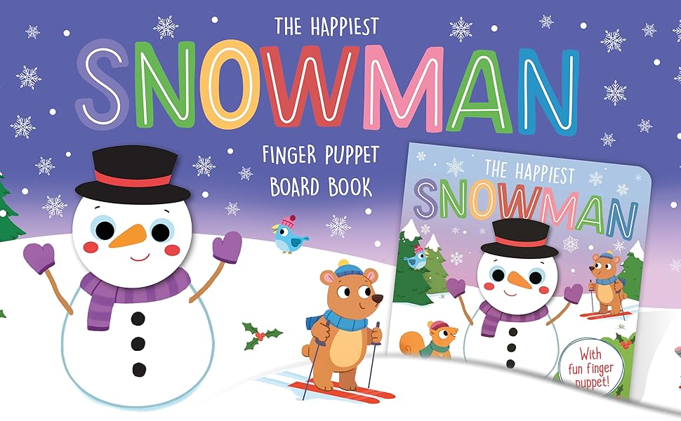 The Happiest Snowman Finger Puppet Board Book IglooBooks, Rimmington