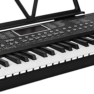 Amazon.co.jp: 電子ピアノ 電子キーボード 61鍵盤 初心者向け