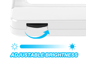 floor magnifying glass with light