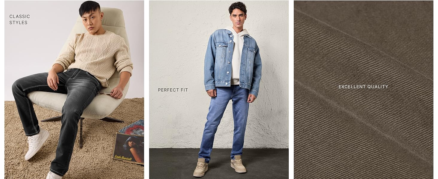 Menjeans, thesouledstore,premium,denims,classic styles