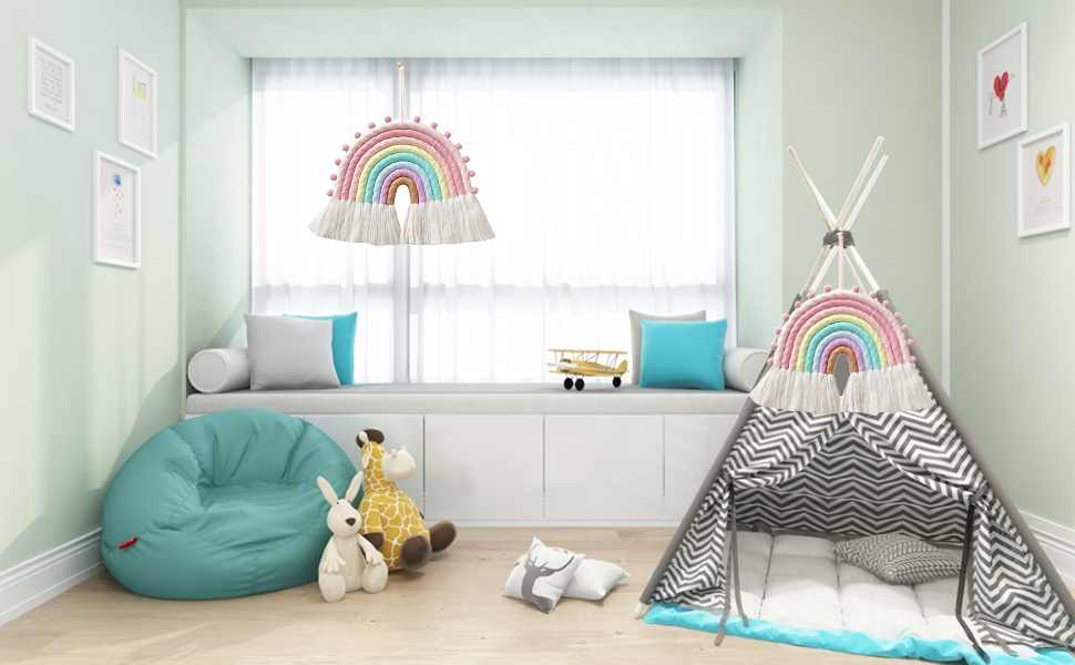rainbow wall decor 