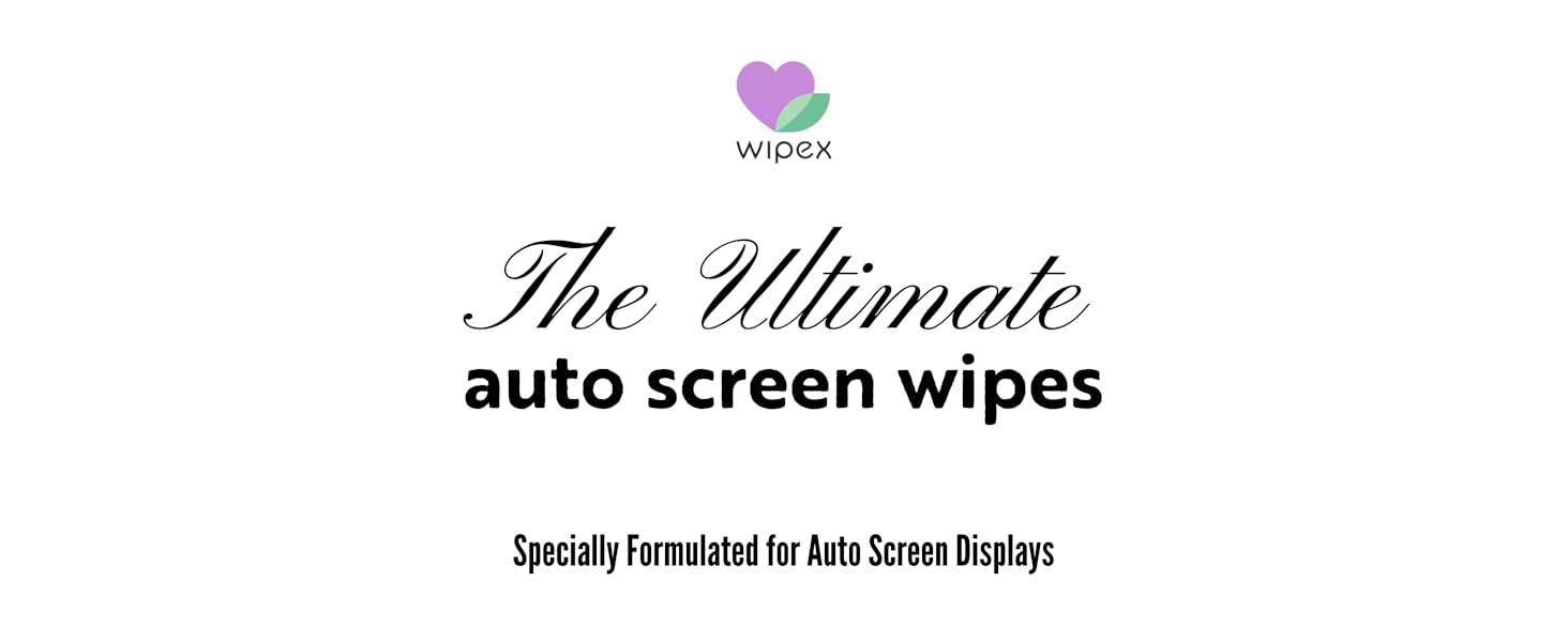 Wipex Ultimate Auto Screen Wipes 30ct Individually