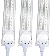 Singteam 10Pack 8Ft LED Shop Light Fixture, 90W Integrated