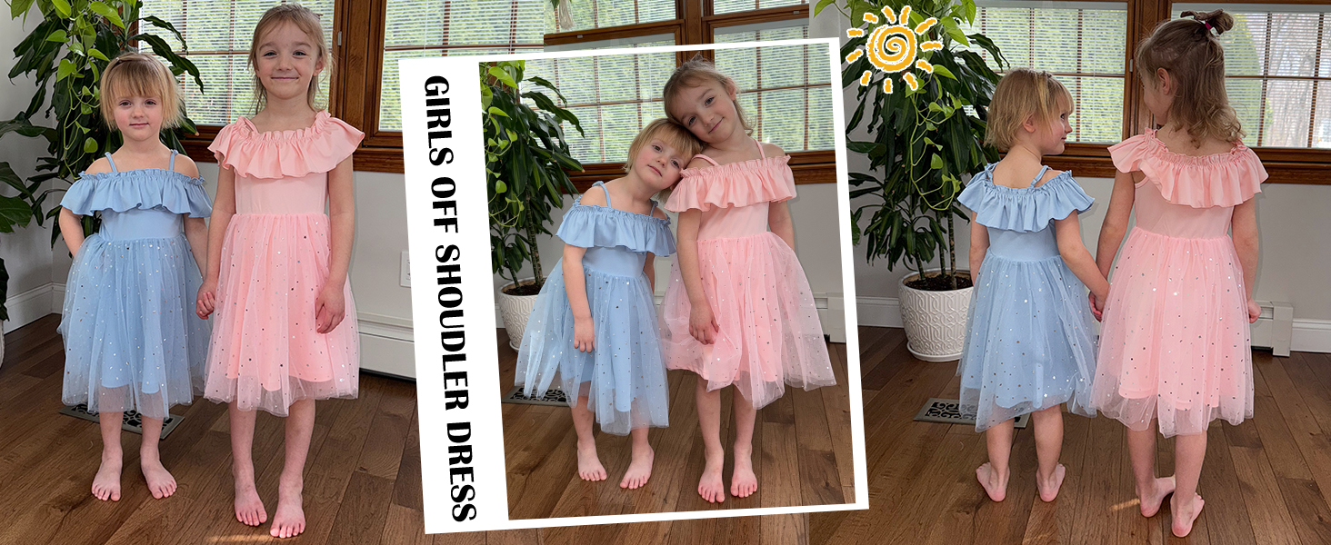Girls Off Shoulder Dress