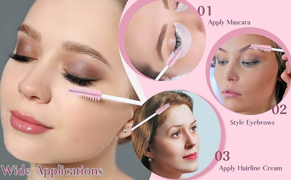 TUZAZO 80 Pieces Mascara Wand Tube Set 40 Diamond Empty