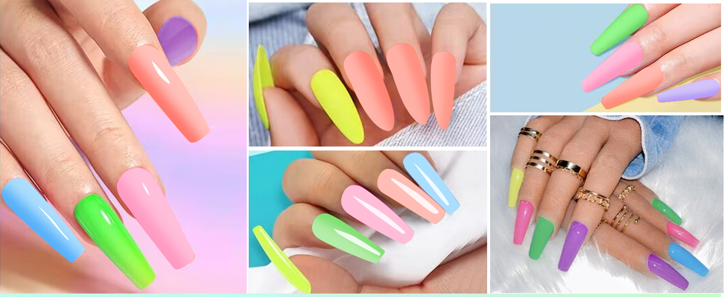 dipping powder starter kit dip colors acrylic nail kit nails nail blue dark blue light honey joy