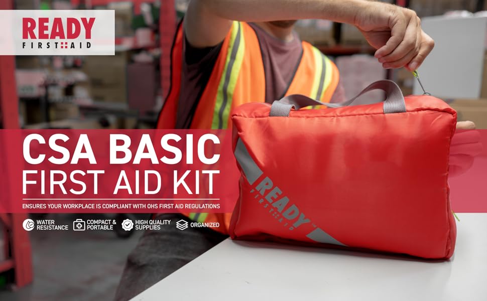 Ready First Aid CSA Type 2 Basic First Aid Kit suitable for workplace