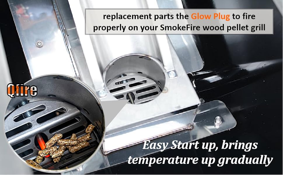 Qfire Glow Plug Compatible with er SmokeFire EX4/EX6