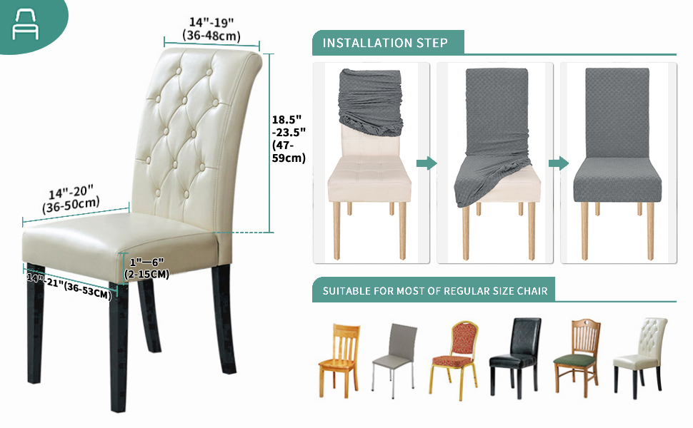 dining chair cover set of 4