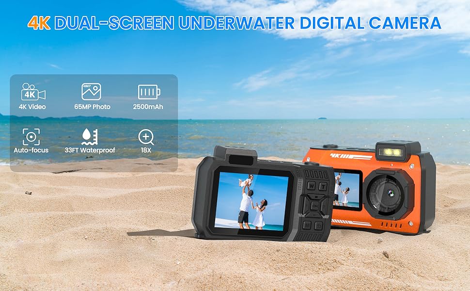 4K Underwater Camera