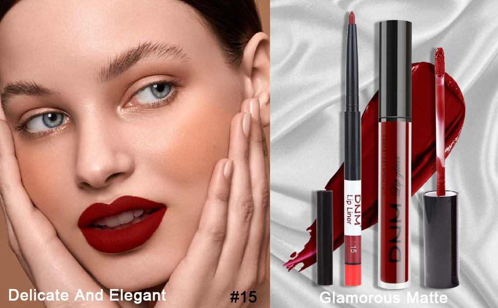 liquid lipstick and liner set 4