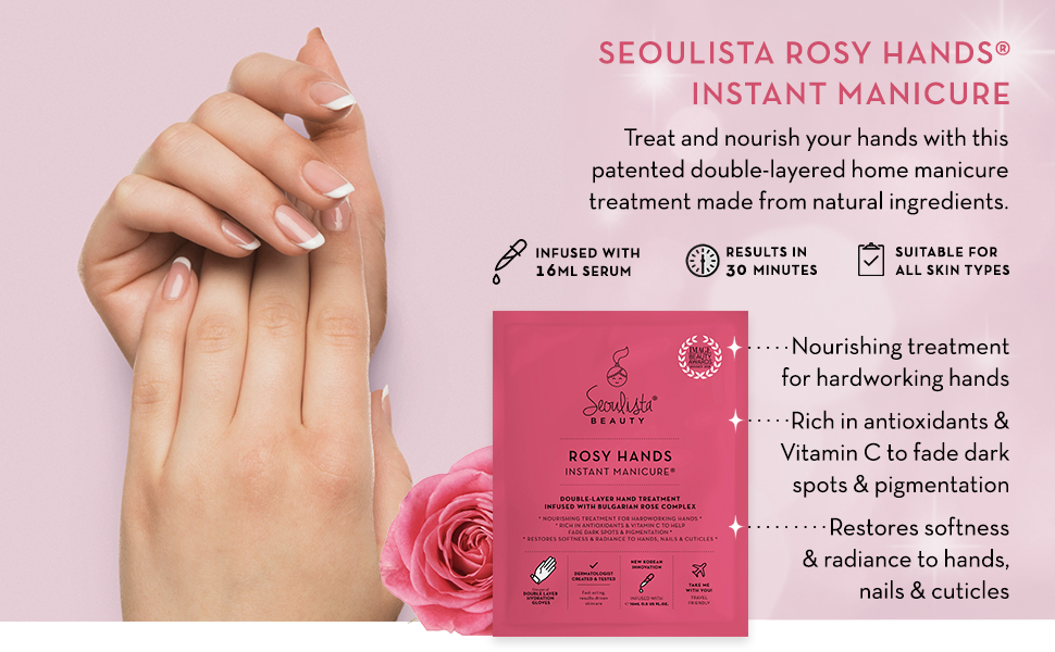 Super hydrating anti aging dermatologist hand mask treatment