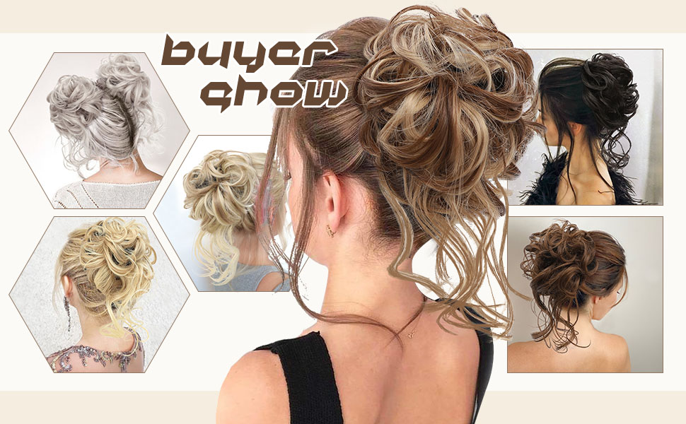 bun hair piece