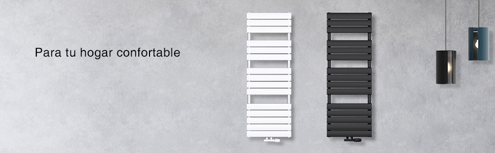 doporro Calefacción de baño 100x50cm Radiador de panel blanco ...