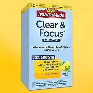 Naure Made clear and focus product packaging on yellow background