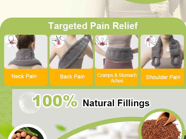 heating pad for neck shoulders and back