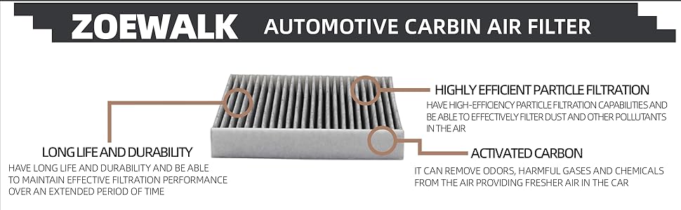 Amazon.com: Zoewalk Cabin Air Filter For 2023-2019 Nissan