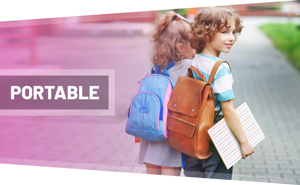 Convenient lightweight portable learning small mini whiteboard practice language arts