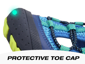 UOVO Boys Sandals Closed Toe Outdoor Sandals Trekking Hiking Sandals Athletic Summer Shoes Size 7 Toddler to 5 Big Kids 13 protective toe cap