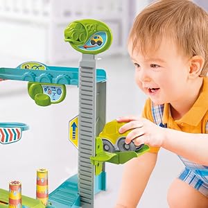 Clementoni - Fun Garage Baby Track zestaw do zabawy