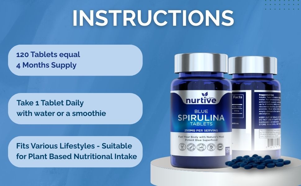 Blue Spirulina Tablets 5
